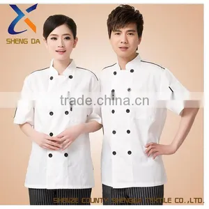 White Cook Clothes for Chef of Kitchen thumbnail-1