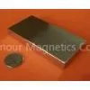 Zinc Plating Neodymium NdFeB Electro Magnets Block N35 thumbnail-1