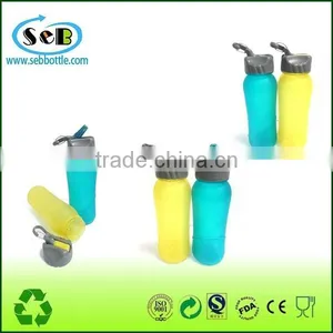 Outdoor Student Plastic Water Bottle for Camping ,Tritan/PC Plastic Water Bottles,plastic Sport Bottles With Straw Lid thumbnail-3