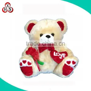 Customized Cute Stuffed Valentine Bear Plush for Girls thumbnail-2