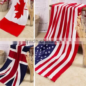 USA Flag and Dollars Fashion Design Bath Towel thumbnail-2