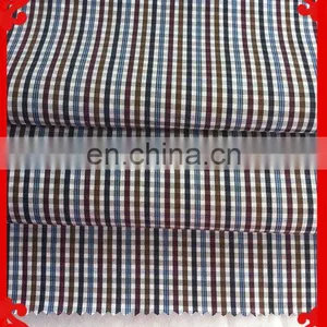 2014 Fashion Latest New Italy Design Pattern 100%cotton Poplin Check Cvc T/c Yarn Dyed Fabrics for Shirt thumbnail-1