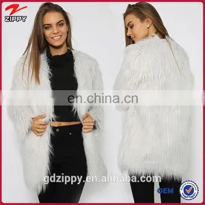Express Clothes New Design Jacket for Women Women Villus Jacket in Grey thumbnail-1