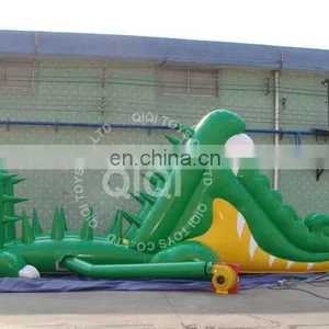 Amusement Inflatable Waterslide Giant Inflatable Crocodile Belly Water Slide thumbnail-3