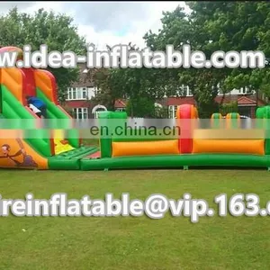 Fashion Design Outdoor Toys Giant Inflatable Obstacle Course for Kids ID-OB020 thumbnail-1