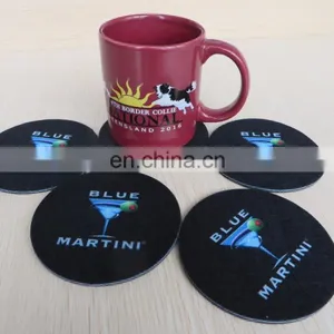 Custom Cheap Absorbent Non Woven Coaster for Car thumbnail-6