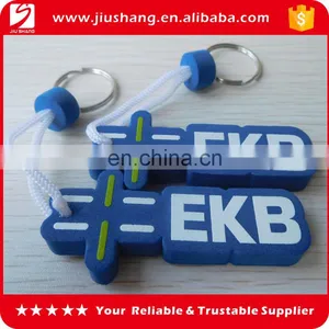 Custom Promotion Floating Eva Foam Keychain With Silk Printing Logo thumbnail-1