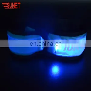 Hot New Products For 2018 Plastic Glow Led Slap Bracelet thumbnail-4