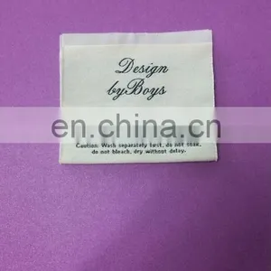 Provide Soft Cotton Clothing Woven Label With Cutting Edge thumbnail-1