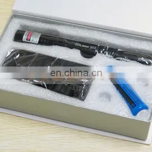 Green Portable Laser Pointer Pen Powerful Light Burning Laser Adjustable Focus 4000MAH 18650 Battery thumbnail-4