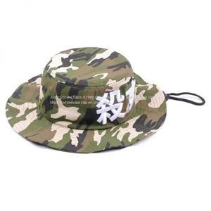 Custom Fashion Short Brim Cotton Bucket Hat thumbnail-2