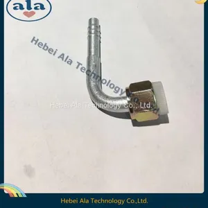 #6 #8 #10 #12Al Joint With Al Jacket Auto Air Conditioning Fitting Female O-Ring Connector 180 Degree AC Fitting thumbnail-1