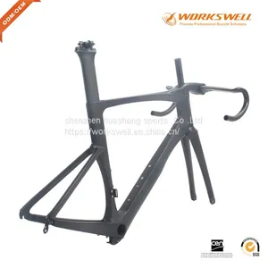 Aero Carbon Bike Frame Full Carbon Road Bicycle Frames Racing Bike Frameset BB86 thumbnail-1