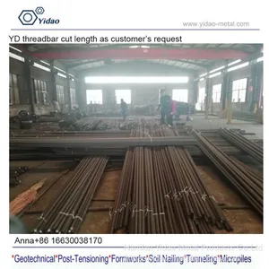 PSB930 1080 Post Tensioning Bar High Strength Thread Steel Bar D15-50 thumbnail-4