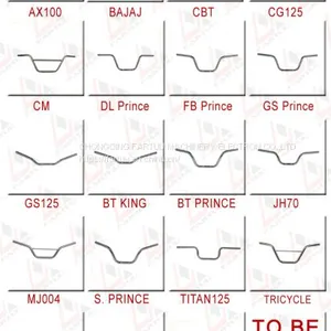 Auto Part Wholesale Bajaj Ct100 Spare Parts Motorcycle Handlebar thumbnail-4