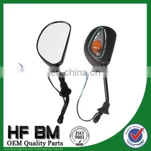 Good Looking Refit Motorcycle Mirror, Motor Tricycle Rear View Mirror Refitting Mirror With Light thumbnail-1
