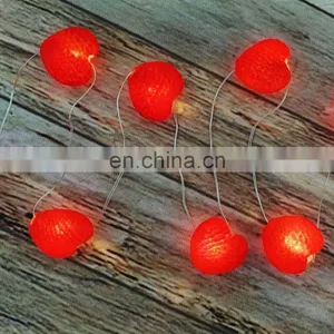 Battery Powered Heart Shaped Copper Wire String Light For Valentine Wedding Party Decoration thumbnail-1
