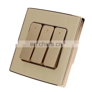 Electical 3-Way LED Light Switches Mechanical Touch Feeling Switches Smart APP Remote Control Switches thumbnail-4