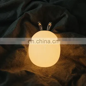 Wholesale Usb Silicone Rechargeable Touch Sensor Led Night Light for Kids thumbnail-1