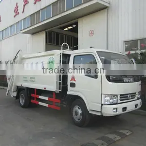 DFAC 5cbm Small Refuse Compactor Garbage Truck thumbnail-1