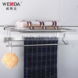 Wesda Stainless Steel and Alloy Bathroom Towel Shelf & Clothes Shelf A114 thumbnail-2