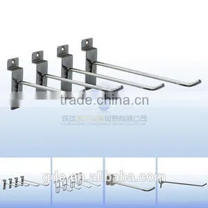 Metal Chrome Display Slatwall Hook thumbnail-1