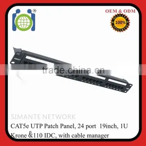 Unshield Dual IDC CAT5E 8p8c 24port Patch Panel thumbnail-3