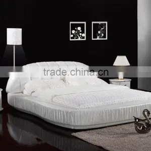 2016 New Bedroom Furniture Wood Bed,mechanism for Wall Bed,luxury Leather Bed for Christmas Promotion thumbnail-1