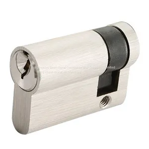 Anti-theft Rust-proof Half Euro Profile Brass Lock Cylinder thumbnail-1