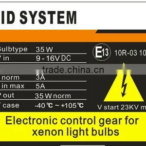 New Slim HID Ballast 12V 35W 19MM Thickness HX35-Z1 Auto LED Headlight thumbnail-4