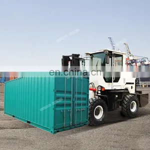 Chinese All Terrain Forklift Articulated Frame 4x4 Off-Road Forklift Mini Loader Forklift thumbnail-3