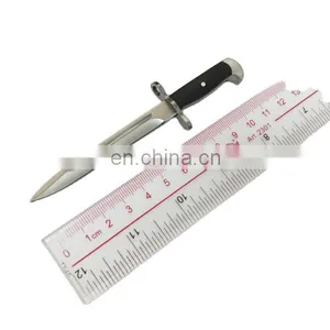 Fixed Blade Knife Mini Stainless Steel Knife Easy to Carry Wooden Handle Knife for Outdoor Home Gift thumbnail-1