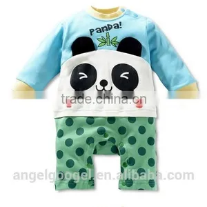 Wholesale Fairy Cartoon Toddlers Baby Romper Climbing Clothes Print Animal Bear Dogs Lions Rabbits & Pandas AG-LA0021 thumbnail-2