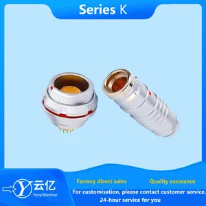 Compatible With AVIC 2K Waterproof Connector Metal Circular Push-pull Self-locking TGG Plug ZGG Socket thumbnail-1