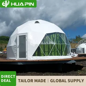Luxury 6m Diameter 7m Glamping Relaxation Prefab Home Camping Hotel Dome Tent Outdoor Tent for 2-4 Person thumbnail-4