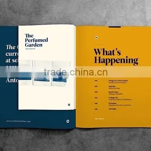 Soft Cover Book Saddle Stitching Cheap Magazine Printing thumbnail-1