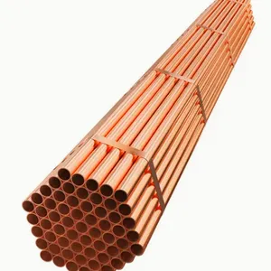 Seamless Copper Pipes for Plumbing C14500 C11000 C12200 Nuclear Industry Building Use Red Copper Pipe Steel Copper Bar thumbnail-1