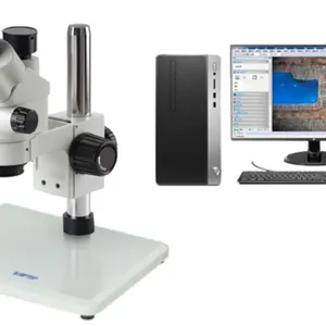 HST-JSZ7E Trinocular Continuous Zoom Stereomicroscope With Measurement Software thumbnail-4