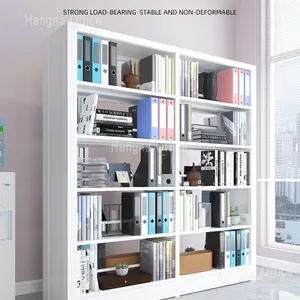 Home Office Bookshelf | HN-HO01 | Curved Edge Safety | 15min Assembly | Wooden Finish | Study Room- Large Scale Manufacturer thumbnail-2