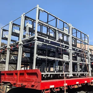 Industrial Long Material Stacking Trolley, Heavy Duty Profile Transport Cart With Brake Casters for Metal Profile thumbnail-5