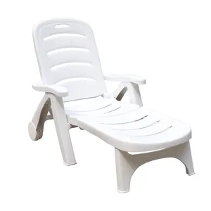 Beach Chair - Outdoor Leisure Plastic Folding Chair thumbnail-5