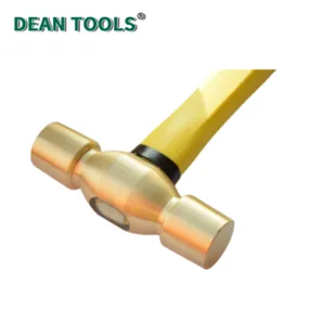 Non-Sparking Double Face Brass Hammer,Solid Brass Head,Corrosion Resistant,Reliable Striking Force thumbnail-3