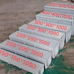 FRP Trench Drain 300mm Channels With UV Resistant Coating for Outdoor Use thumbnail-2