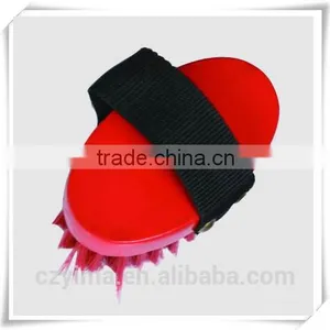 Colored Painting Wooden Back Horse Body Brush With Nylon Strap thumbnail-1