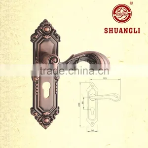 Door Lock Zinc Set With Cylinder Keys thumbnail-1