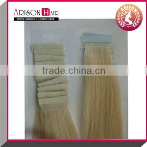 Unprocessed Virgin Hair 30 Inch Remy Tape Hair Extensions thumbnail-1