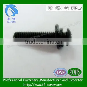 Black Oxide Truss Head With Spring Wafer thumbnail-1