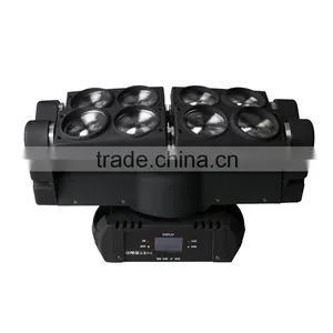 Variable Strobe Speeds 4in1 RGBW 8*10W Led Stage Lighting Effect Led Moving Beam Spider Light thumbnail-2
