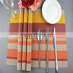 Manufacturers Selling Fashion Color Heat Insulation Pad High-grade Table Mat PVC Coasters Placemat Commodity thumbnail-1