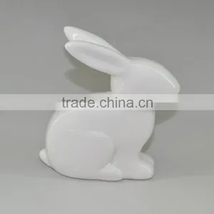 White Ceramic Rabbit Easter Gift thumbnail-1